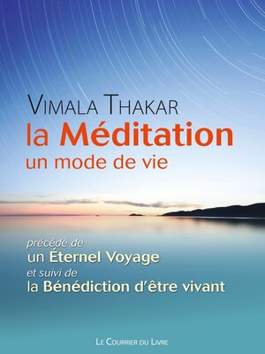 cover image of La méditation--Un mode de vie